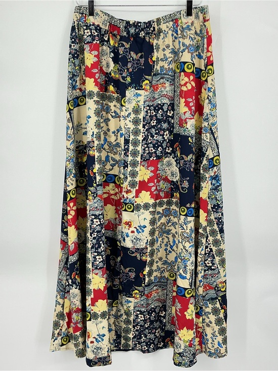 Unbranded Dresses & Skirts - Patchwork Floral Print Maxi Skirt